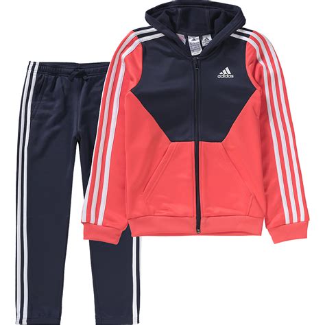 adidas trainingsanzug mädchen schwarz|Trainingsanzüge für Mädchen .